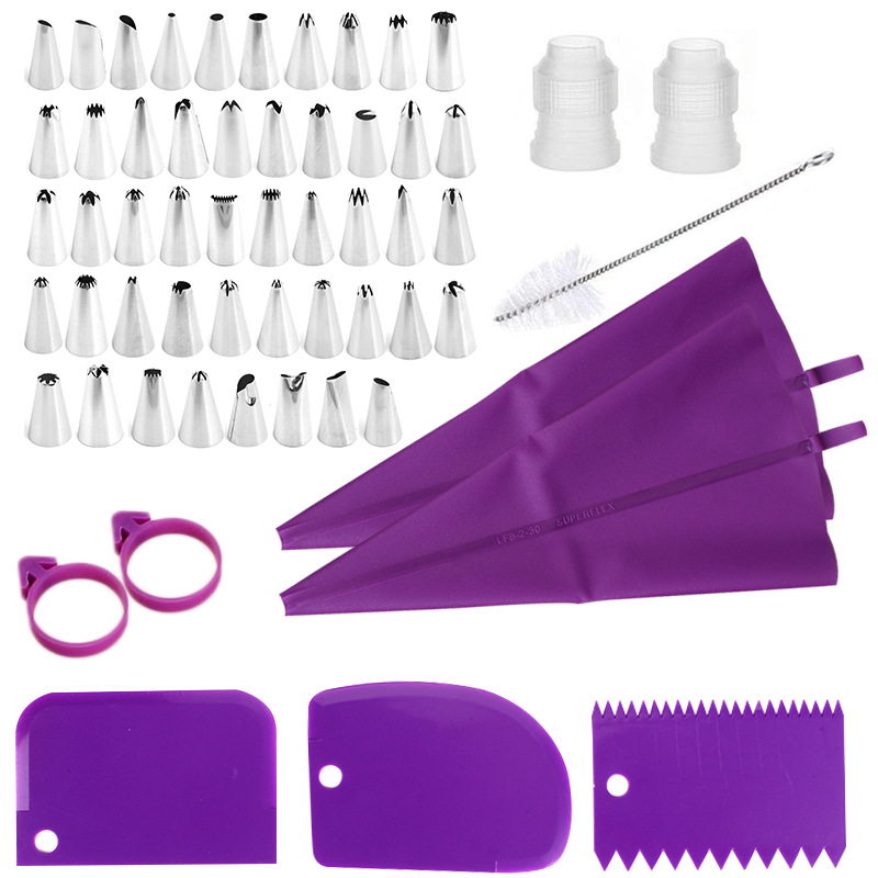 Interior Design Kitchen - Set spuitzakken en spuitmondjes van roestvrij