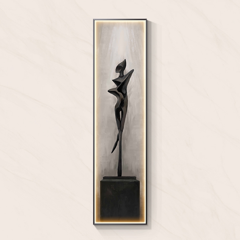 Interior Design Remote - Moderne karaktermodellering abstracte LED-wandlamp kunst woonkamer