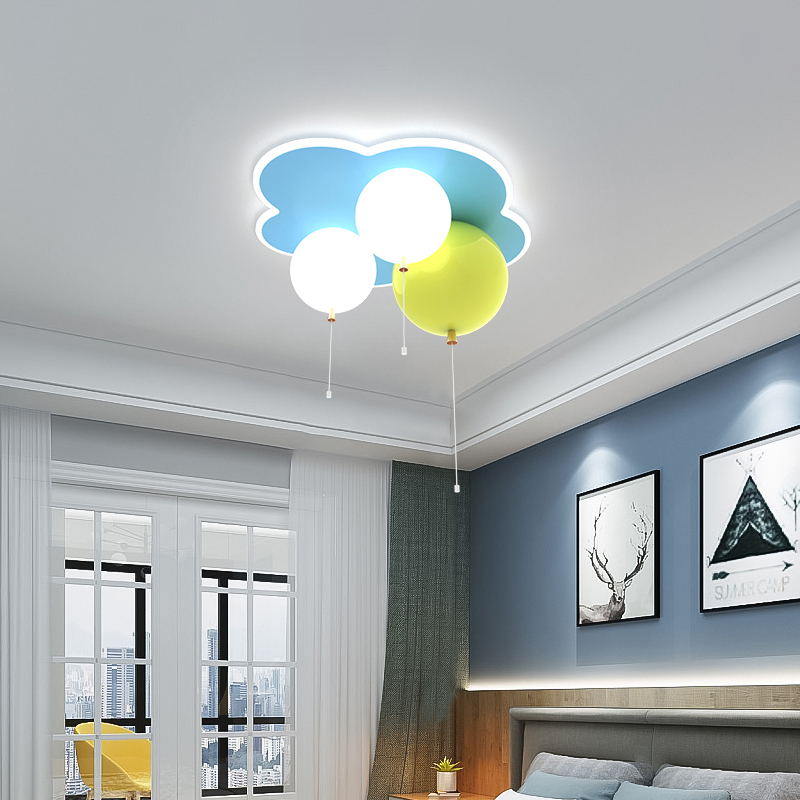 Interior Design Remote - Kinderlijke leuke ballonplafondlamp Led-plafondlamp Creatief ontwerp