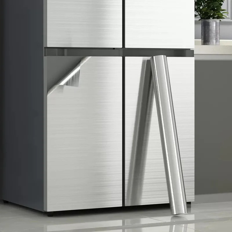 PVC roestvrij geborsteld zilve - Interior Design Kitchen recensie en prijs
