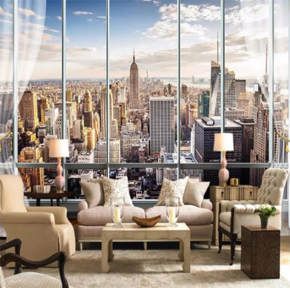 New York Sunrise 3D venster st - Interior Design York recensie en prijs
