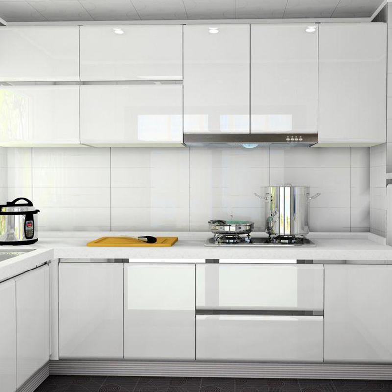 Verf glanzende witte kasten mu - Interior Design Kitchen recensie en prijs