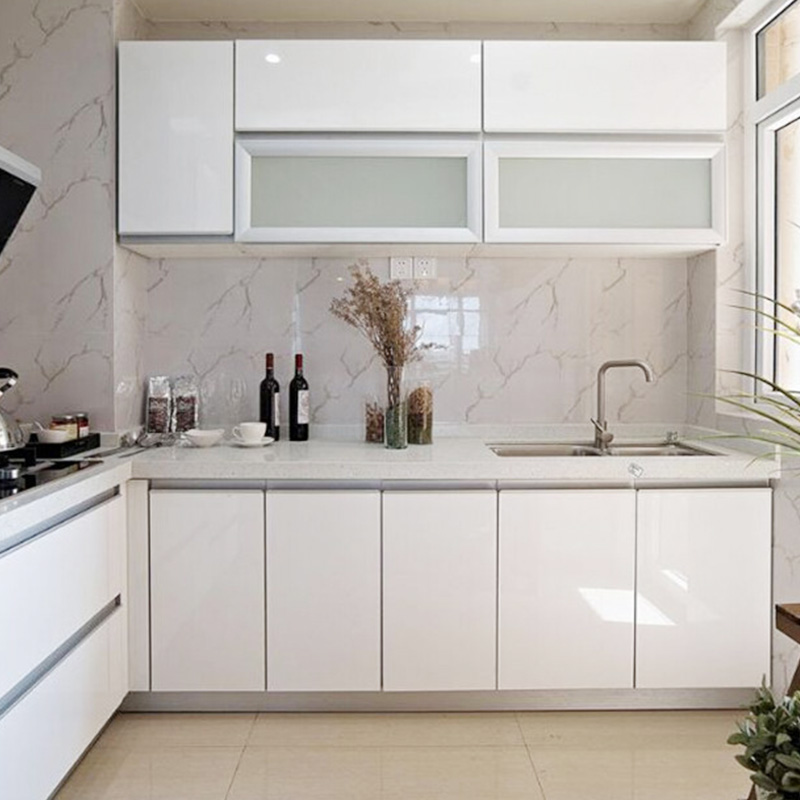 Verf glanzende witte kasten mu - Interior Design Kitchen recensie en prijs